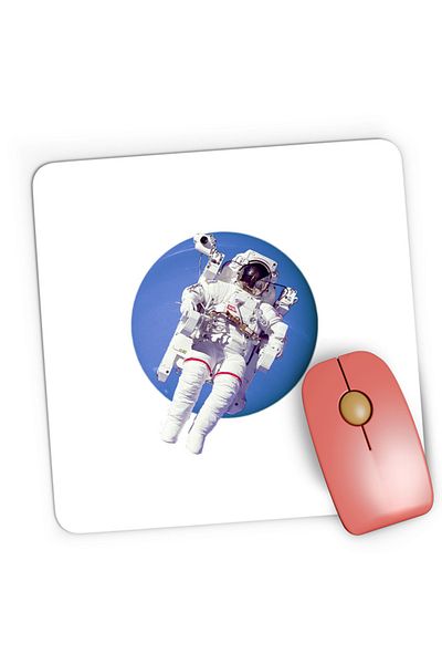 OEM Mousepad Gaming NASA Astronaut Neptune Gas Planet Sky Voyager, 21x19 см