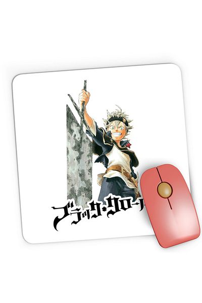 OEM Mousepad Gaming Black Clover Asta Claymore Magic King Wizard, 21x19 см