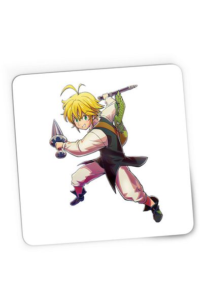 OEM Mousepad Gaming Seven Deadly Sins Melodias Weapon Criminal Weeb, 21x19 см