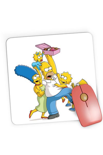 OEM Mousepad Gaming The Simpsons Donut Lovers Kids Funny Life Mother, 21x19 см