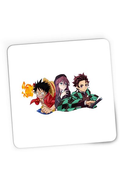 OEM Mousepad Gaming Trinity Seven One Piece Kimetsu no Yaiba Animekage, 21x19 cm