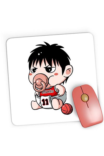 OEM Mousepad Gaming Slam Dunk Mitsui Basket Star Anime Bebe, 21x19 см