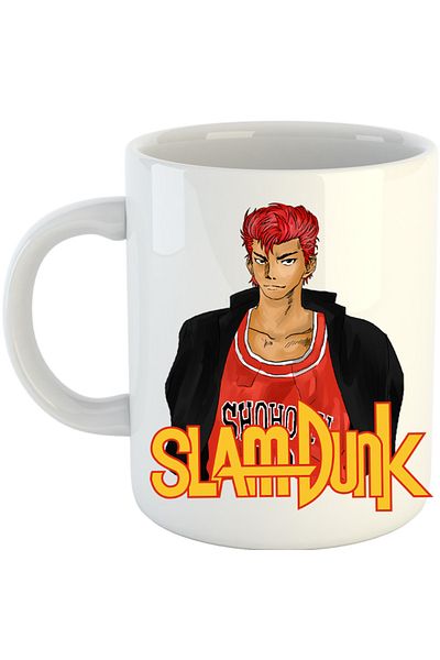OEM Cana Slam Dunk Sakuragi Hanamichi Animekege, alba, 330 ml
