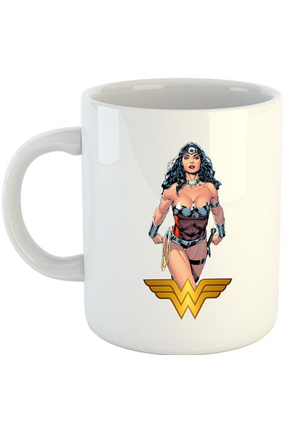 OEM Cana Wonder Women Logo Wings Super Powers, alba, 330 ml