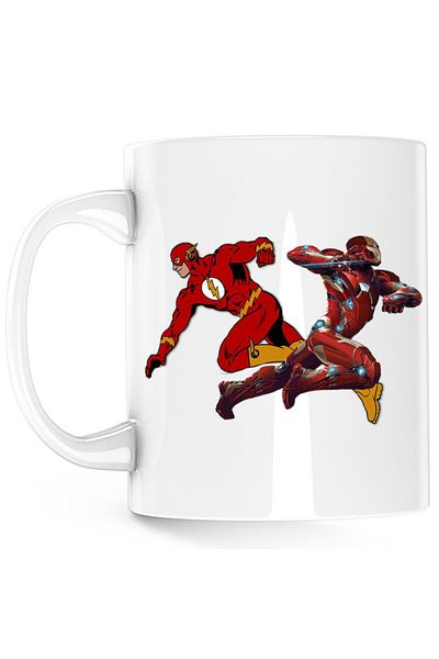 OEM Cana Flash Ironman Jump Speed Power Fast Arrowverse, alba, 330 ml