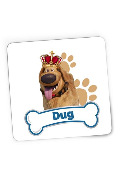 OEM Mousepad Gaming Dug Days King Bone Paws Fluffy Funny, 21x19 см