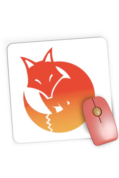 OEM Mousepad Gaming Kamisana Kiss Icon Fox Youkai Spirit, 21x19 см