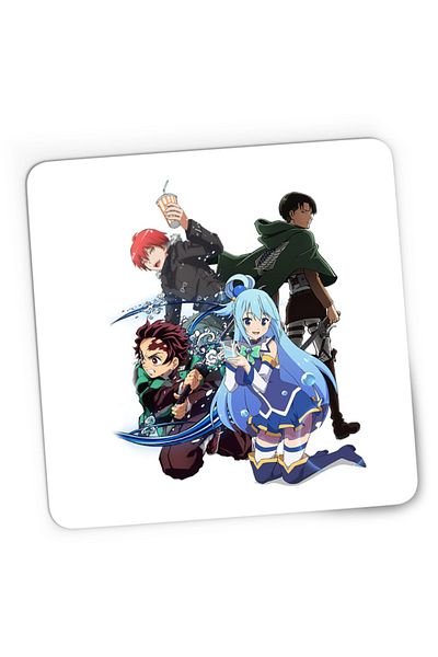 OEM Mousepad Gaming Assassination Classroom Karma AOT Levi Kimetsu no Yaiba, 21x19 см