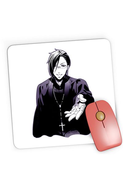 OEM Mousepad Gaming Black Butler Teacher Demon Mangaka Anime, 21x19 см