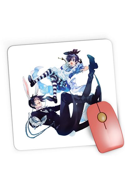 OEM Mousepad Gaming Black Butler Sebastian Wonderland Dream, 21x19 см