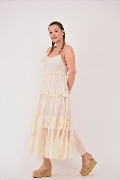 Park Moda AN10590 ΦΟΡΕΜΑ Ακατέργαστο Μποέμ με ΛΕΠΤΟΜΕΡΗ ΦΟΡΕΜΑ ΦΙΡΦΙΡ