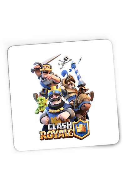 OEM Mousepad Gaming Clash Royale All Classes Multiplayer Medieval, 21x19 см