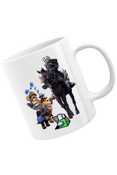 OEM Cana Clash Royale Among Horse Witcher Ride Strategy, alba, 330 ml
