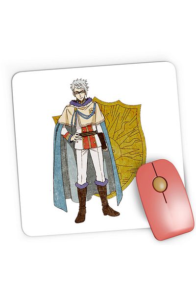 OEM Mousepad Gaming Black clover Klaus Lunettes Best Magician Glasses Cape, 21x19 см