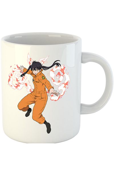 OEM Cana Fire Force Kotatsu Tamaki Animeg Japan Tokyo, white, 330 ml