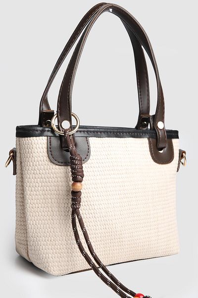 La La'Graccio Paris Geantă de mână și crossbody Houston pentru femei Lagraccio Paris, maro paie