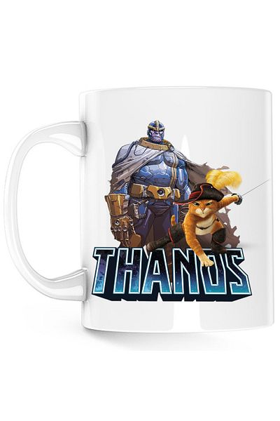 OEM Cana Thanos DC Anti Hero Shrek Cat Boots, alba, 330 ml