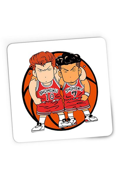 OEM Mousepad Gaming Slam Dunk Sakuragi Rukawa Anime, 21x19 cm