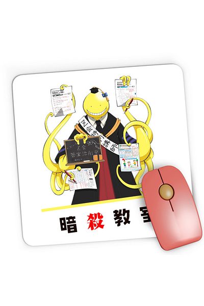 OEM Mousepad Gaming Assassination Classroom Anime Cosplay Unusual Kanji, 21x19 см