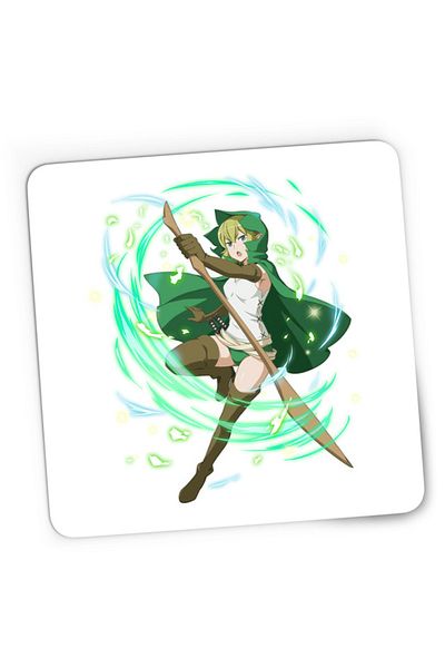 OEM Mousepad Gaming DanMachi Ryuu Lion Funimation Forest Light Novel, 21x19 см