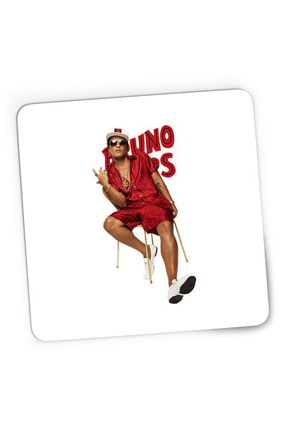 OEM Mousepad Gaming Bruno Mars Peter Gene Hernandez American Singer, 21x19 см