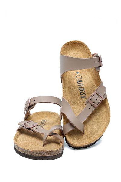 Kifidis KS10261SK Soft Step γυναικείες παντόφλες από φελλό 36-41 46 - Mink