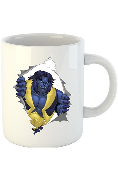 OEM Cana X-men Monster Rip Powerfull Super Hero Cartoons, alba, 330 ml