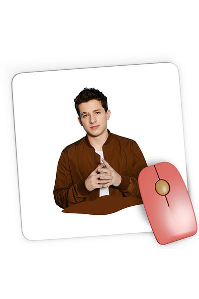 OEM Mousepad Gaming Charlie Puth Song Album 2022 New Concert, 21x19 см
