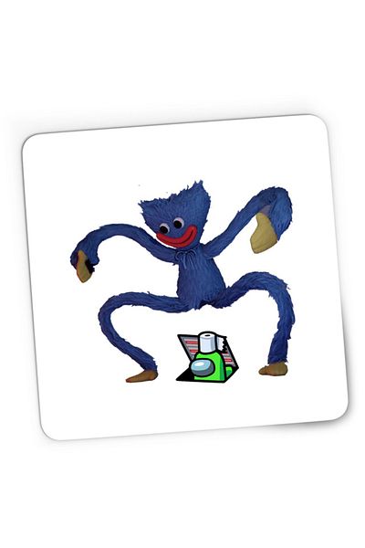 OEM Mousepad Gaming Huggy Wuggy Among Us Sus Scared Crew Universe, 21x19 см