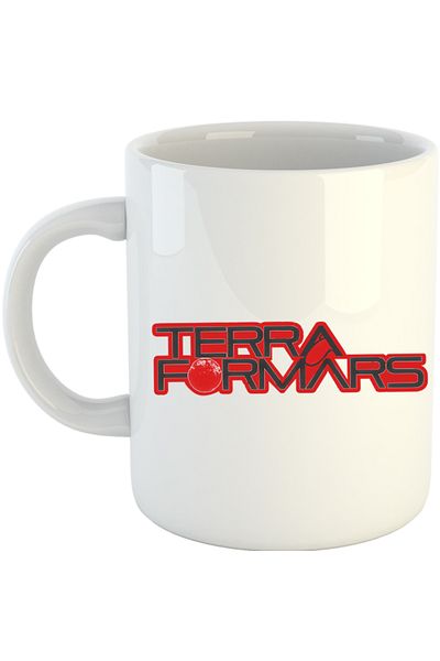 OEM Terra Formers Space Mars Colonization Mug, white, 330 ml