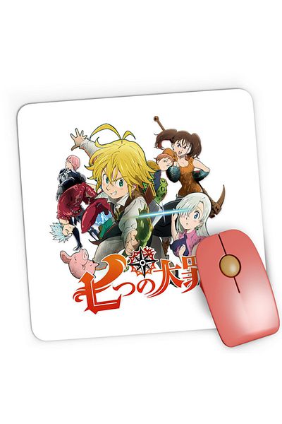 OEM Mousepad Gaming Seven Deadly Sins Anime Akame Suzuki Nakaba, 21x19 см
