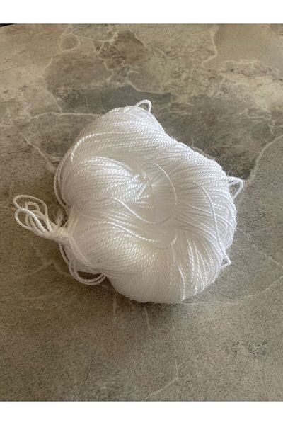 KUŞOO Mardin Siirt Bath Washcloth Rope Crystal White Rope Knitted