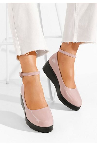 B T Shoes Pantofi casual cu platformă Evelyne V2 roz