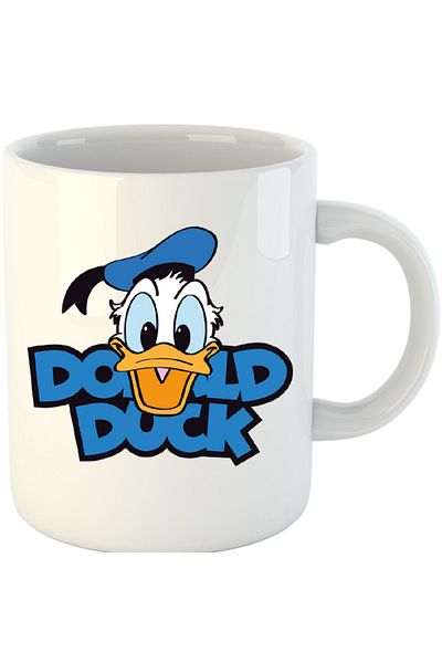 OEM Cana Donald Duck Happy Smile Cartoon Children, alba, 330 ml