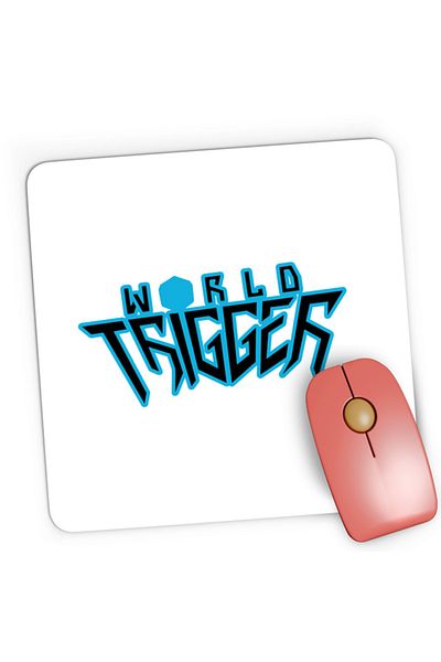 OEM Mousepad Gaming World Trigger Logo Action Ashihara Daisuke Mangaka Anime, 21x19 см