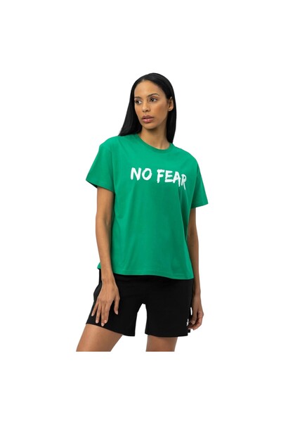 No Fear Дамска тениска с кръгло деколте, къс ръкав и щампа W50068
