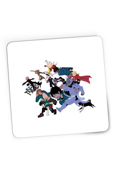 OEM Mousepad Gaming World Trigger Minna-san Protect Earth Super Powers, 21x19 см