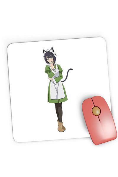 OEM Mousepad Gaming DanMachi Lolo Chloe Maiden Cosplay Otaku Japan, 21x19 см