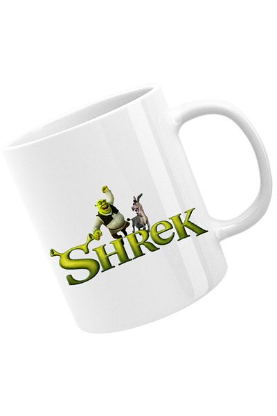 OEM Cana Shrek Logo Monster Donkey Animal Gnome Medieval, white, 330 ml