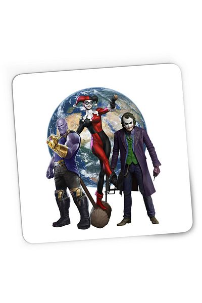 OEM Mousepad Gaming Thanos Earth Joker Female Destroy, 21x19 см