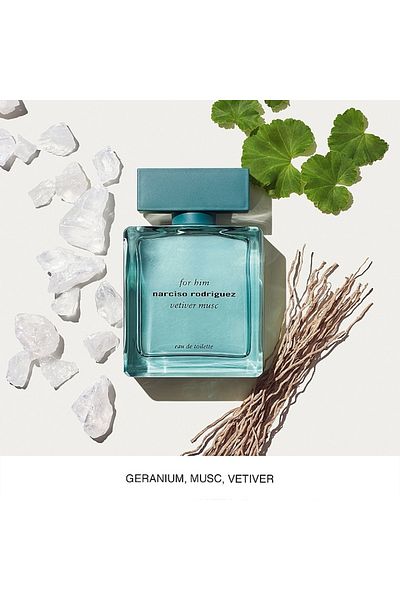 Narciso Rodriguez Narciso Rodriguez Vetiver Musk, Eau de Toilette, Men, 50 ml