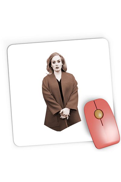 OEM Mousepad Gaming Adele Younger Born Singer Star Popular Songs, 21x19 см
