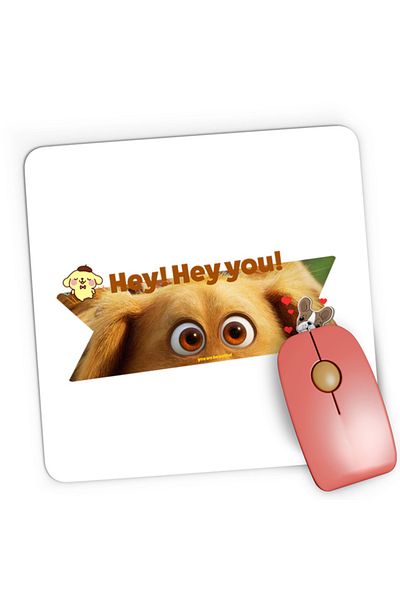 OEM Mousepad Gaming Dug Days Play Hey Doggie Curious Big Eyes, 21x19 см