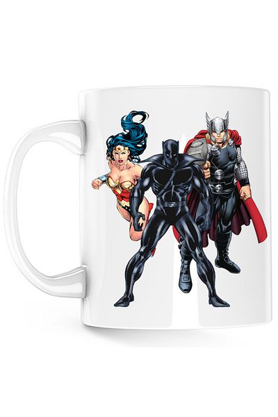 OEM Cana Black Panter Thor Wonder Woman Ally, alba, 330 ml