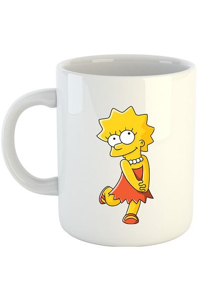 OEM Cana The Simpsons Maggie Lisa Daugher Mom Dress, alba, 330 ml