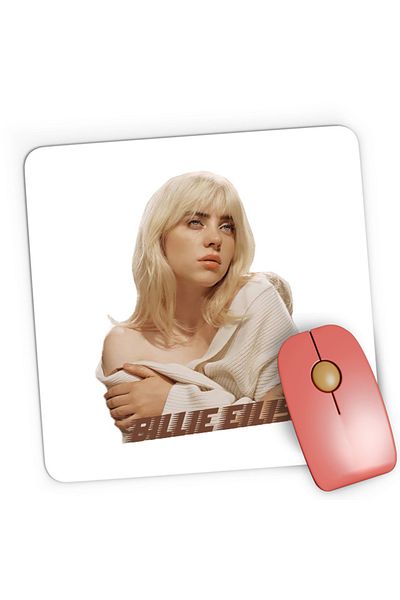 OEM Mousepad Gaming Billie Eilish Angelic Figure Pop Music Teenager, 21x19 см