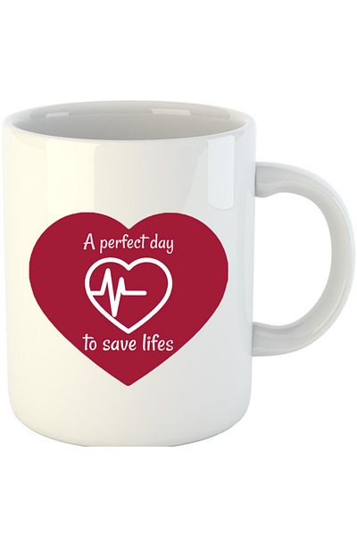 OEM Cana Grey Anatomy Quote Heart Doctor Life Lessons, alba, 330 ml