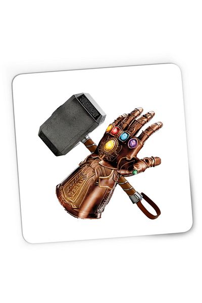 OEM Mousepad Gaming Thanos Glove Thor Axe Magic Power, 21x19 см