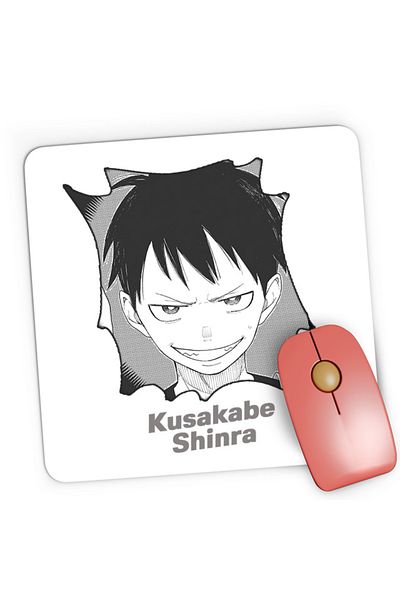 OEM Mousepad Gaming Fire Force Kusakabe Shinra Wakanime, 21x19 cm