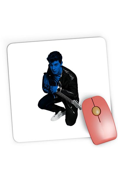 OEM Mousepad Gaming Shawn Mendes Love Song Guitar Rebel Teenager, 21x19 см